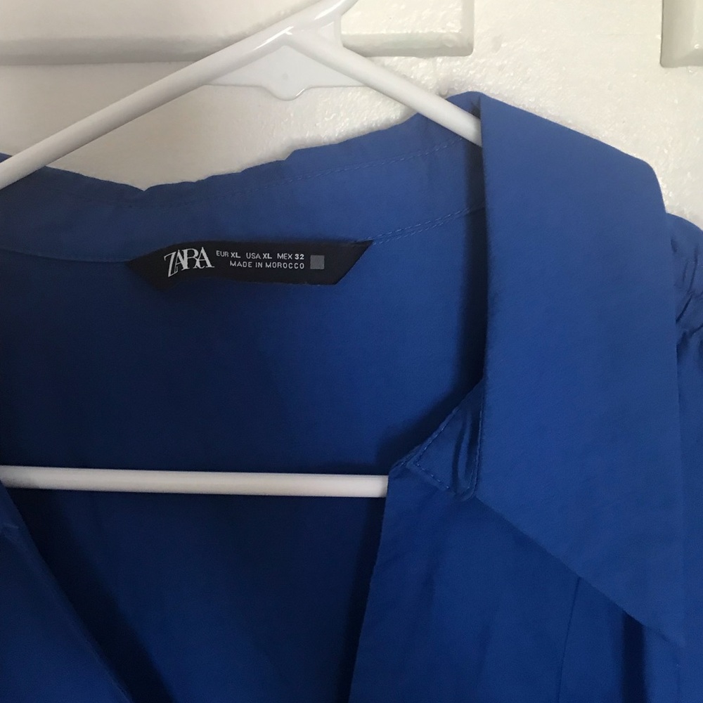 Zara Colar Blue Long Dress